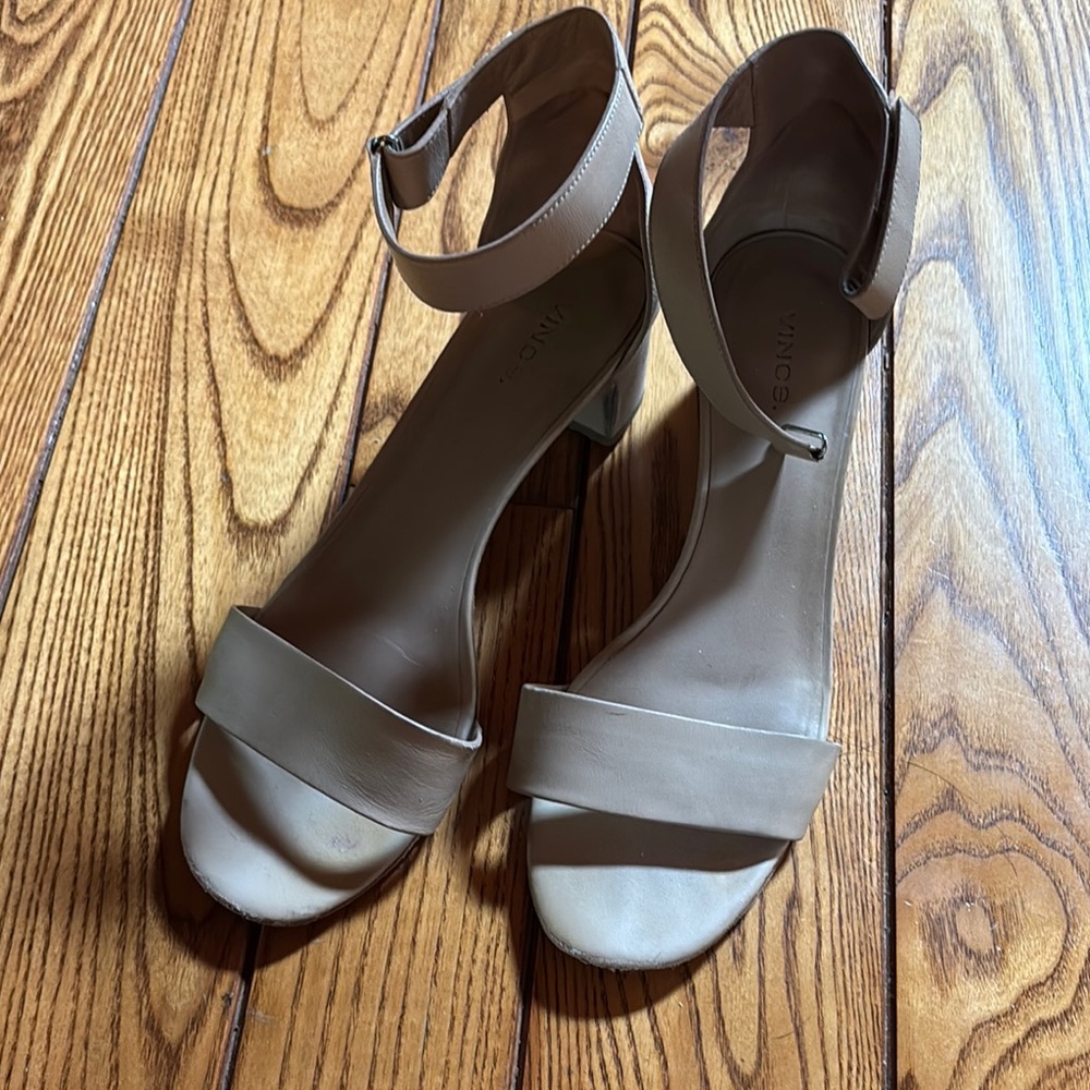 Women's Beige Ankle Strap Sandals